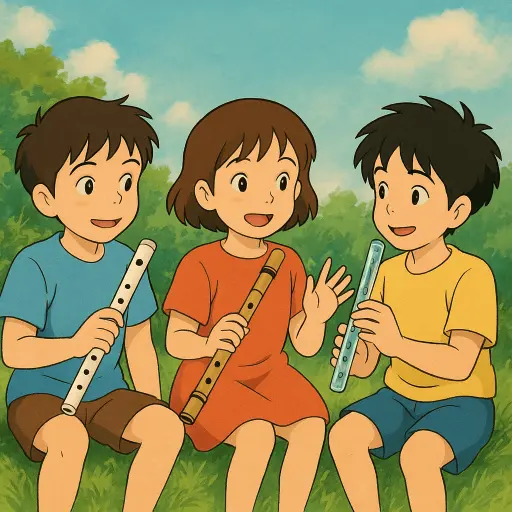 Different types of flutes